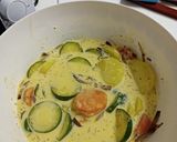 Foto del paso 4 de la receta: Tarta salada de patatas, calabacín y boniato con queso