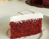 Foto langkah ke 10 dari resep Red Velvet Tanpa Terigu (No Mixer, Bisa Oven/Kukus).