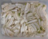 A picture of step 1 of Fennel, Pink Grapefruit, and Avocado Salad.