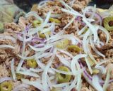 Foto del paso 4 de la receta: Ensalada deliciosa con timbal de arroz blanco