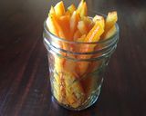 A picture of step 5 of California Farm Navel Orange Candy and Chocolate Peels.