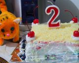 Foto langkah ke 16 dari resep Rainbow cake kukus ny.liem empuk enak wangi.
