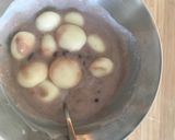 A picture of step 10 of White rice dumpling with Coconut &Sweet red bean  sauce.