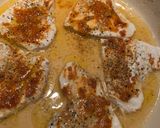 A picture of step 1 of Harissa turkey steaks with fennel/broccoli/asparagus and lemon-pecorino sauce for Jamo.