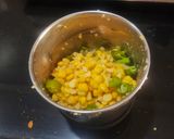 A picture of step 3 of Matar Dal Fritters.