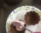 A picture of step 5 of Strawberry Cream Cheese in  Chocolate Cup.