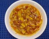 A picture of step 3 of Hot and Sweet Garlic Mango Slice.