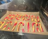 A picture of step 7 of Candy canes cookie 🍬.