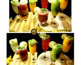 A picture of step 11 of Different flavoured Vegan Mojito.