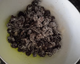 Foto del paso 3 de la receta: Budín banana y duraznos con pasas de uva con licuadora