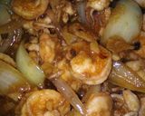 Foto langkah ke 6 dari resep Udang saus lada hitam.