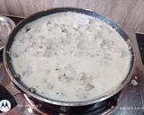 A picture of step 4 of Soyabean white gravy.