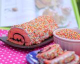 Foto langkah ke 12 dari resep Strawberry japanese rollcake.