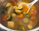 A picture of step 3 of Oanh’s French Vegetable Potage (Soup).
