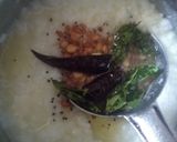 A picture of step 3 of Curd rice.