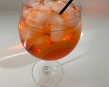 A picture of step 5 of Aperol Spritz.