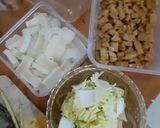 Foto langkah ke 1 dari resep Oseng Kikil+Tempe+Sawi putih Cabe Hijau.