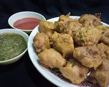 A picture of step 4 of Baisan k Pakoray.