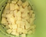A picture of step 1 of Anday aloo bujia.