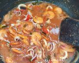 Foto langkah ke 3 dari resep Cumi Udang Saus Padang.