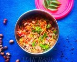 A picture of step 4 of Cowpeas Flaxseed salad.