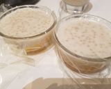 Une image de l'étape 8 de Dessert lait de coco, mangue, perles du Japon (= perles tapioca).