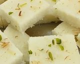 A picture of step 4 of Fresh Coconut Barfi / Nariyal Barfi - South Indian Style.