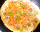 A picture of step 2 of Chicken tikka Omelet.