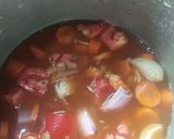 A picture of step 4 of Carrot sambar.