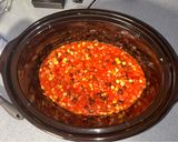 A picture of step 2 of Quick & Easy Slow cooker Chicken Taco Soup.