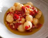 Foto del paso 9 de la receta Ensalada de patata con pimientos y vinagreta de ajo escalivado