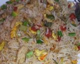 A picture of step 7 of Chicken Egg fried rice.
