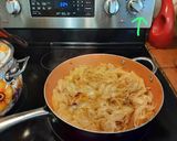A picture of step 3 of Maggie's French Onion Soup.