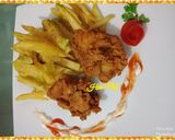 A picture of step 2 of #chicken #Broast !! #RamadanKiTayari.