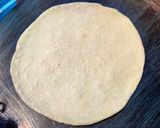 A picture of step 5 of Desi naan.