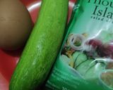 Foto langkah ke 1 dari resep Salad Timun Telur Rebus #476³¹.