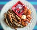 Foto del paso 2 de la receta: Langostinos y pejerreyes con Panko 🇵🇪👍