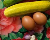 Foto langkah ke 1 dari resep Tumis Timun Telur.