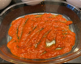 A picture of step 5 of Eggplant Parmesan.