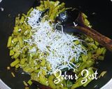 A picture of step 3 of Cluster Beans Palya - Karnataka Style Stir Fry.