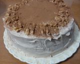 Foto del paso 6 de la receta: 04. Bizcochuelo de nuez de cumpleaños - relleno chocolate y crema capuchino - "Torta colonia suiza"