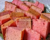 Foto langkah ke 9 dari resep Strawberry Chiffon Bliss Putih Telur (Cooked Dough).
