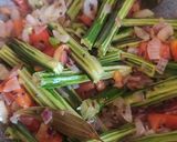 A picture of step 3 of Drumstick Dal.