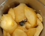 A picture of step 1 of Mango delight.