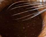 A picture of step 3 of Steamed then oven baked Chocolate Mocha cake.