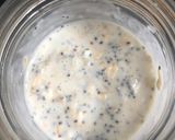 Hình bước làm 2 của món Yến mạch overnight oats chuối lê