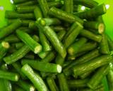 Oseng udang terong hijau&kacang panjang langkah memasak 1 foto