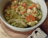 Foto del paso 5 de la receta: Revuelto de zapallitos y pollo 🐔🍴