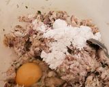 A picture of step 2 of Fish balls.