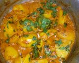A picture of step 7 of Coconut Curry Potatoes.